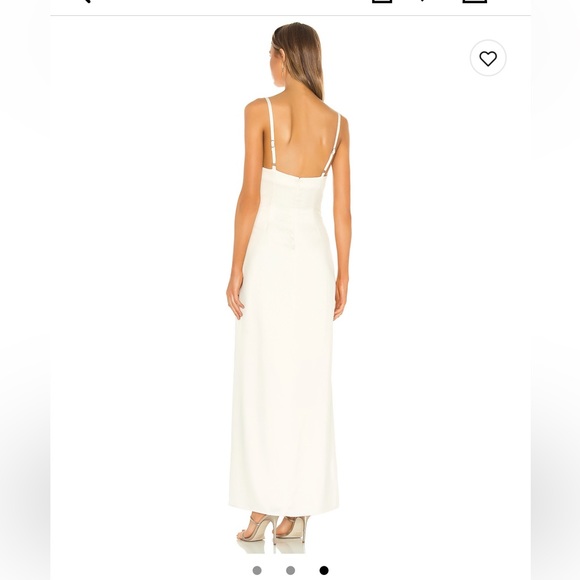 Revolve Bridal Reyna Maxi Dress in Pearl White - Picture 3 of 3
